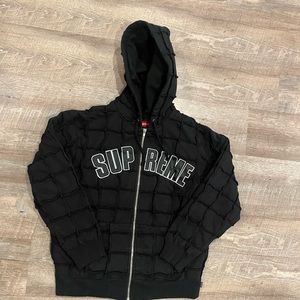 Supreme patchwork zip up